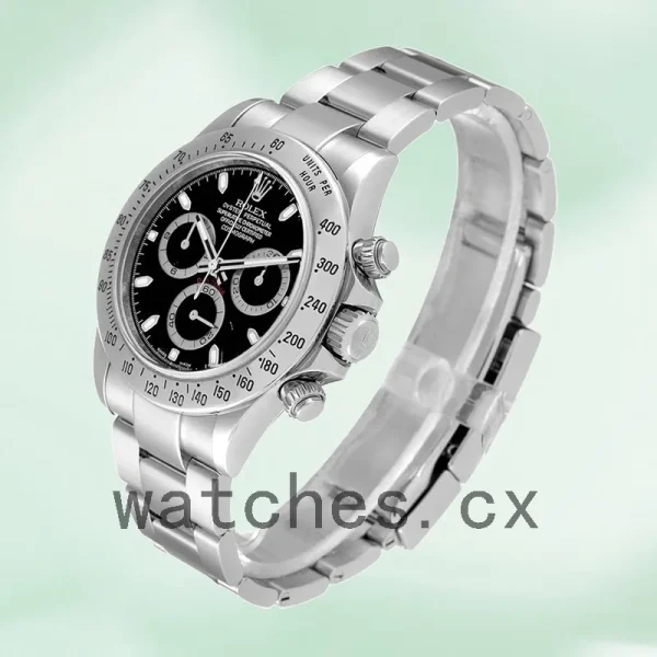 Rolex Daytona 40mm 116520BKSO Men's Silver-tone - Image 3