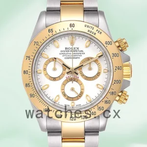 Rolex Daytona 40mm 116523-WSO Men's Silver-tone