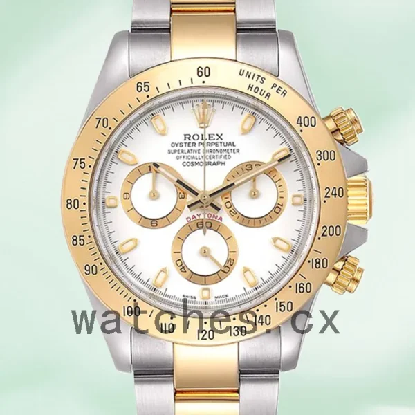 Rolex Daytona 40mm 116523-WSO Men's Silver-tone