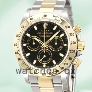 Rolex Daytona 40mm 116523BKSO Men's Automatic Silver-tone