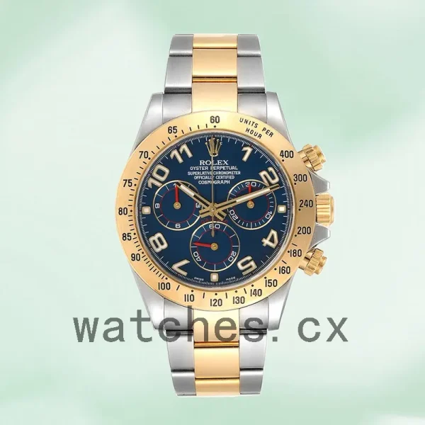 Rolex Daytona 116523BLAO Men's 40mm Oyster Bracelet - Image 2