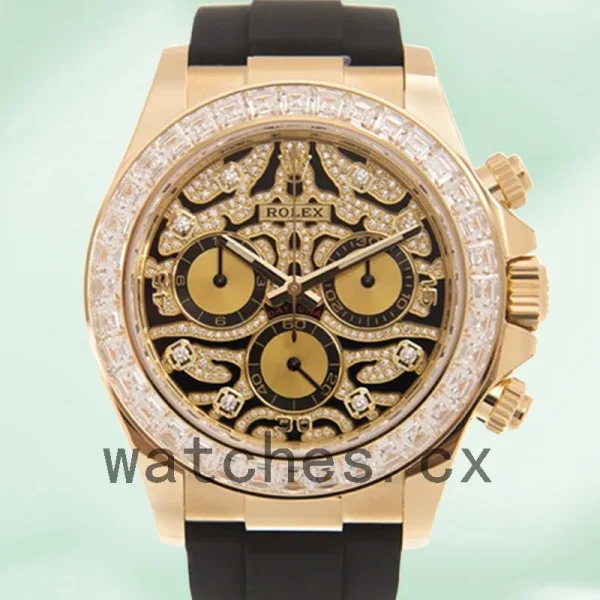 Rolex Daytona 40mm 116588TBR-0003 Men's Automatic Rubber Band
