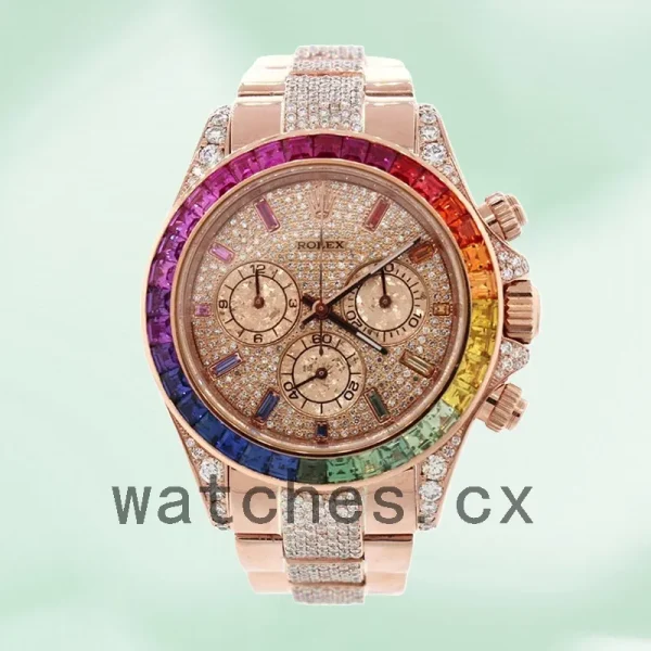 Rolex Daytona Men's 40mm 116595RBOW-0002 Oyster Bracelet Automatic - Image 2