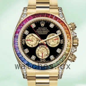 Rolex Daytona Men's 40mm 116598RBOW Gold-tone Black Dial