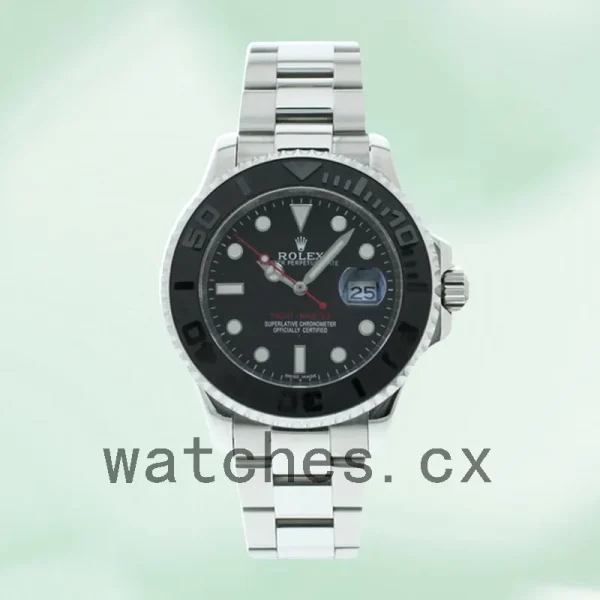 Rolex Yacht-master 40mm Men's 116622BKSO Oyster Bracelet - Image 2