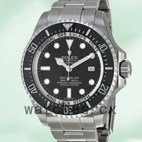 Rolex Sea-Dweller Deepsea 116660-98210 44mm Men's Black Dial Silver-tone