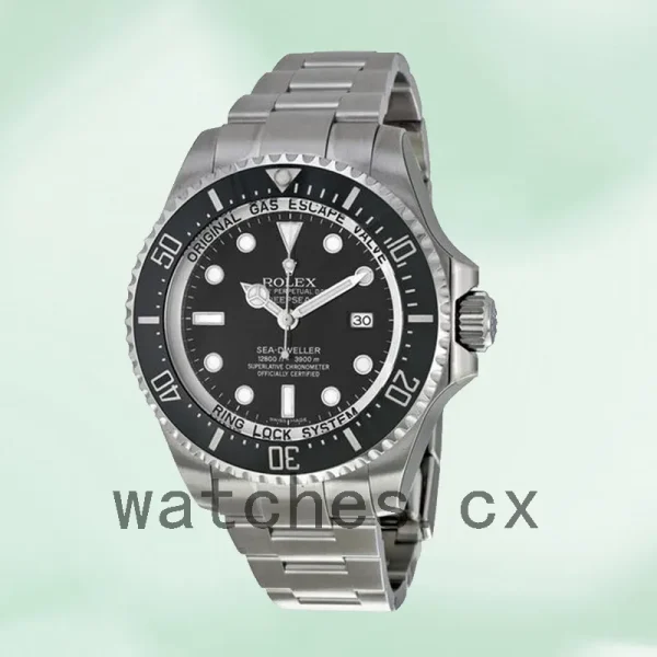 Rolex Sea-Dweller Deepsea 116660-98210 44mm Men's Black Dial Silver-tone - Image 2
