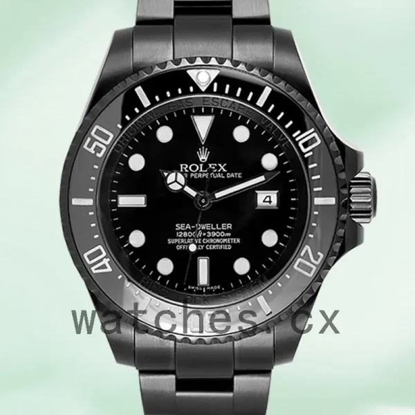 Rolex Sea-Dweller 116660 44mm Men's Oyster Bracelet Black-tone