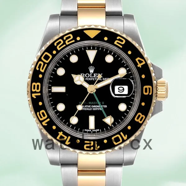 Rolex Gmt Master 16713BKSO-1 40mm Men's Black Dial