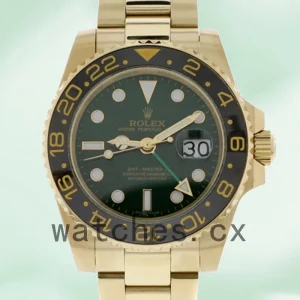 Rolex Gmt Master 116718GRSO Men's 40mm Green Dial