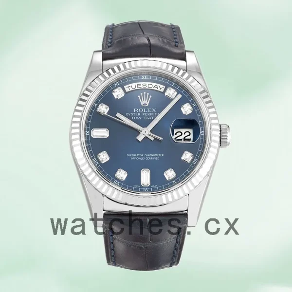 Rolex Day-Date Men's 118139 36mm Silver-tone - Image 2