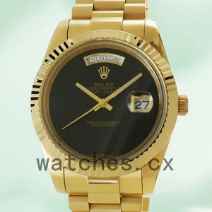 Rolex Day-date 118208 Men's 36mm Gold-tone Bracelet