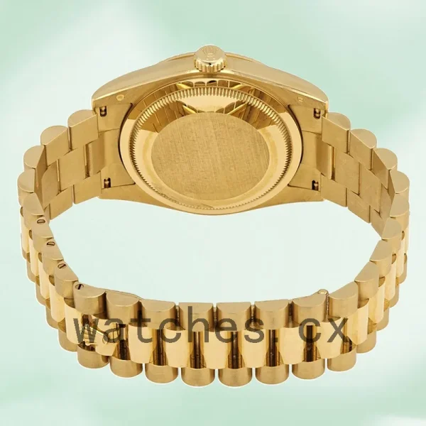 Rolex Day-Date 118238BKDP Men's 36mm Automatic Jubilee Bracelet - Image 4