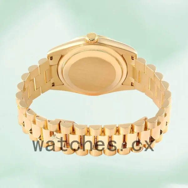 Rolex Day-Date 118238BKSP 36mm Men's Black Dial Jubilee Bracelet - Image 4