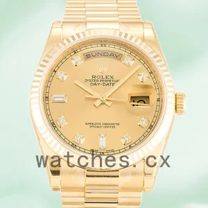 Rolex Day-Date Men's 36mm 118238 Gold-tone Automatic