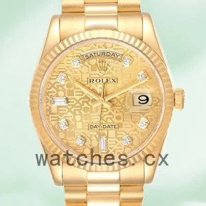 Rolex Day-Date 118238CJDP 36mm Men's Yellow Gold-tone