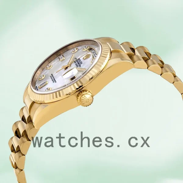 Rolex Day-Date 36mm 118238MDP Men's Jubilee Bracelet White Mother-Of-Pearl Dial - Image 3