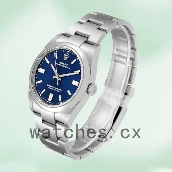 Rolex Oyster Perpetual 41mm Unisex m124300-0003 Blue Dial - Image 3