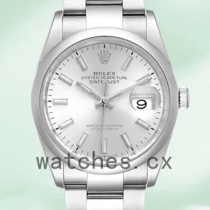 Rolex Datejust 36mm Men's m126200-0002 Silver Floral Dial