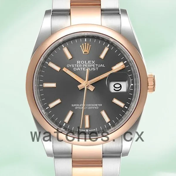 Rolex Datejust m126201-0014 Men's 36mm Grey Dial Automatic