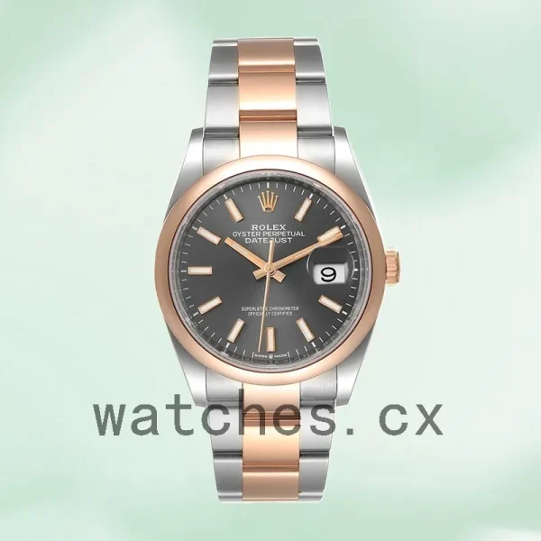 Rolex Datejust m126201-0014 Men's 36mm Grey Dial Automatic - Image 2