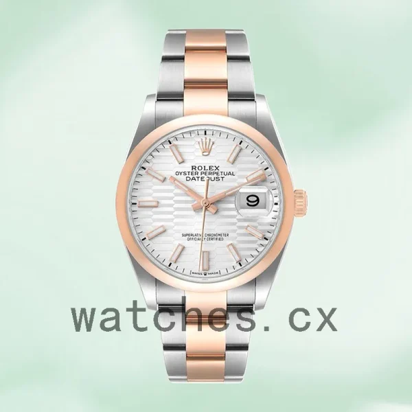 Rolex Datejust 36mm Men's m126201-0034 Silver Fluted Dial Automatic - Image 2