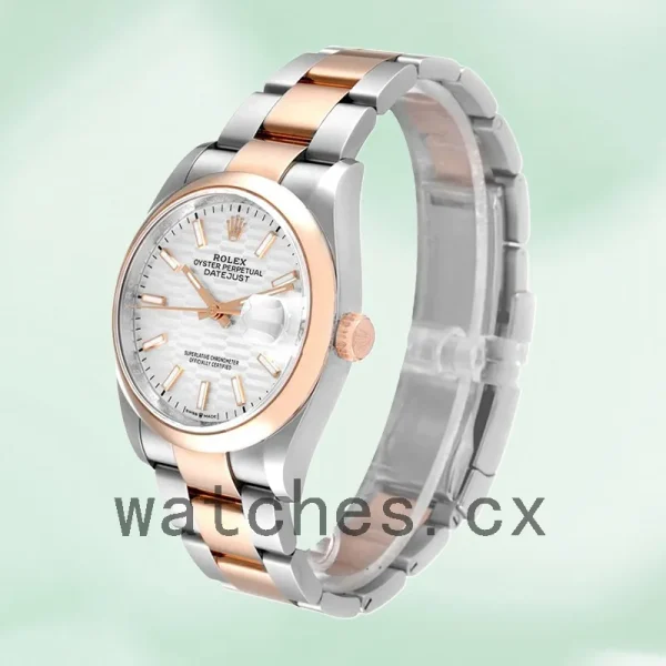 Rolex Datejust 36mm Men's m126201-0034 Silver Fluted Dial Automatic - Image 3