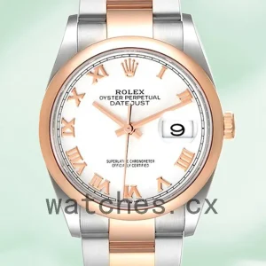 Rolex Datejust 36mm m126201-0016 Men's White Dial