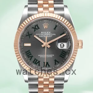 Rolex Datejust 36mm Men's m126231-0029 Grey Dial Automatic