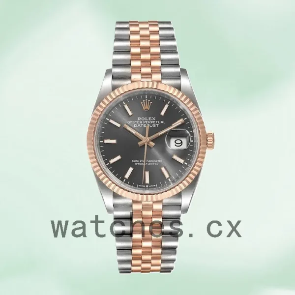 Rolex Datejust 36mm Men's m126231-0013 Grey Dial - Image 2