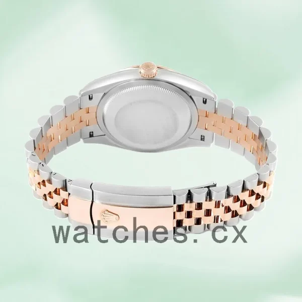 Rolex Datejust M126231-0031 41mm Men's Automatic Silver Palm Motif Dial - Image 4