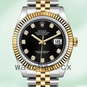 Rolex Datejust Men's 36mm m126233-0021 Jubilee Bracelet/Oyster Bracelet Black Dial
