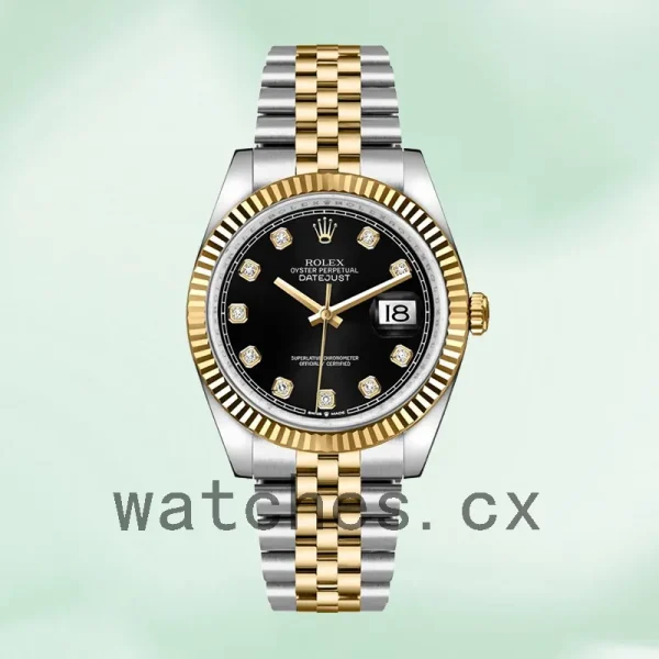 Rolex Datejust Men's 36mm m126233-0021 Jubilee Bracelet/Oyster Bracelet Black Dial - Image 2