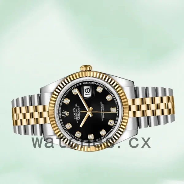 Rolex Datejust Men's 36mm m126233-0021 Jubilee Bracelet/Oyster Bracelet Black Dial - Image 3