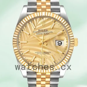 Rolex Datejust M126233-0037 Men's 36mm Oyster Bracelet Silver-tone