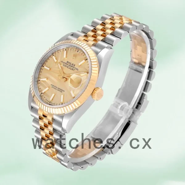 Rolex Datejust M126233-0037 Men's 36mm Oyster Bracelet Silver-tone - Image 3