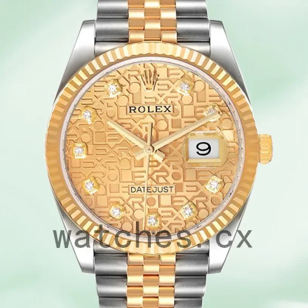Rolex Datejust 36mm m126233-0033 Men's Silver-tone