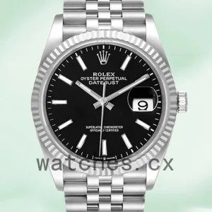 Rolex Datejust Men's 36mm 126234BKSJ Jubilee Bracelet