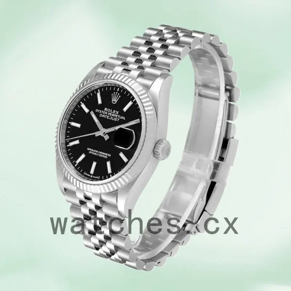 Rolex Datejust Men's 36mm 126234BKSJ Jubilee Bracelet - Image 3