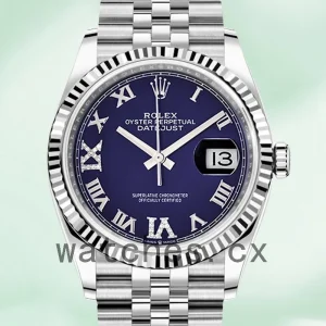 Rolex Datejust m126234-0021 Ladies 36mm Silver-tone