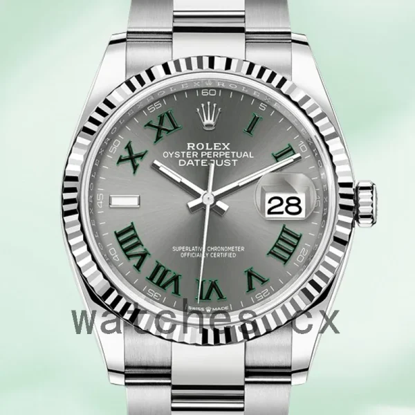 Rolex Datejust m126234-0046 36mm Men's Wimbledon Dial