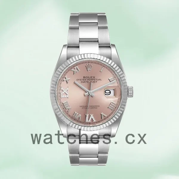 Rolex Datejust 36mm m126234-0032 Ladies Pink Dial Automatic - Image 2