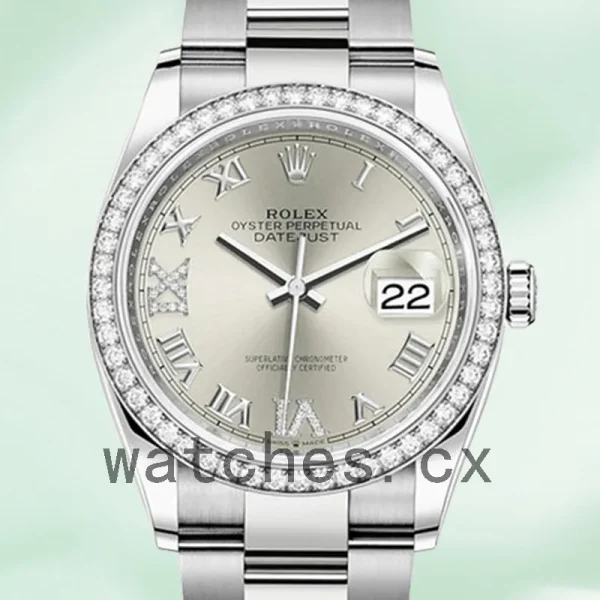 Rolex Datejust 36mm Ladies m126234-0030 Silver Dial
