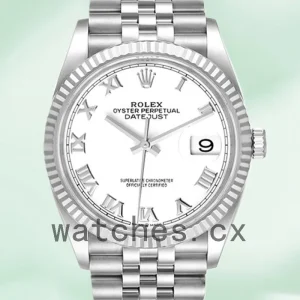 Rolex Datejust 36mm 126234WRJ Men's Silver-tone