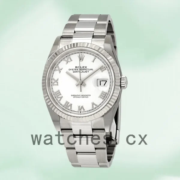 Rolex Datejust 126234WRO Men's 36mm Silver-tone - Image 2