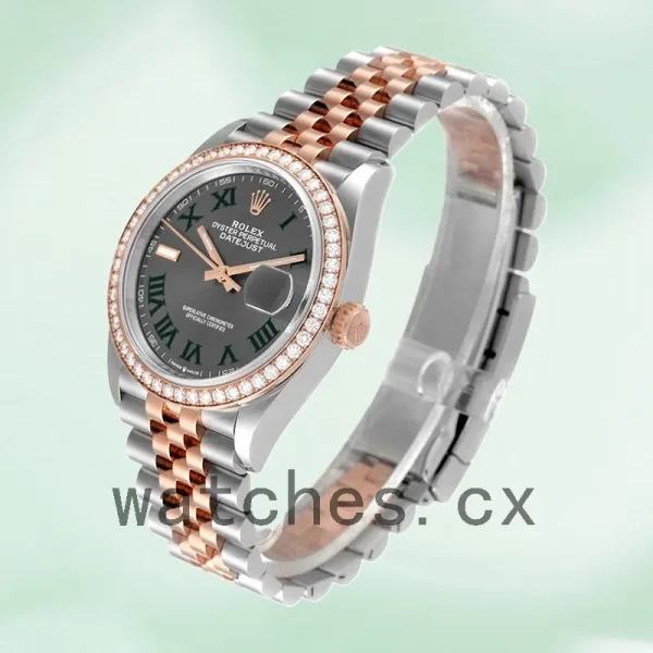 Rolex Datejust 36mm Men's m126281rbr-0017 Automatic Grey Dial - Image 3