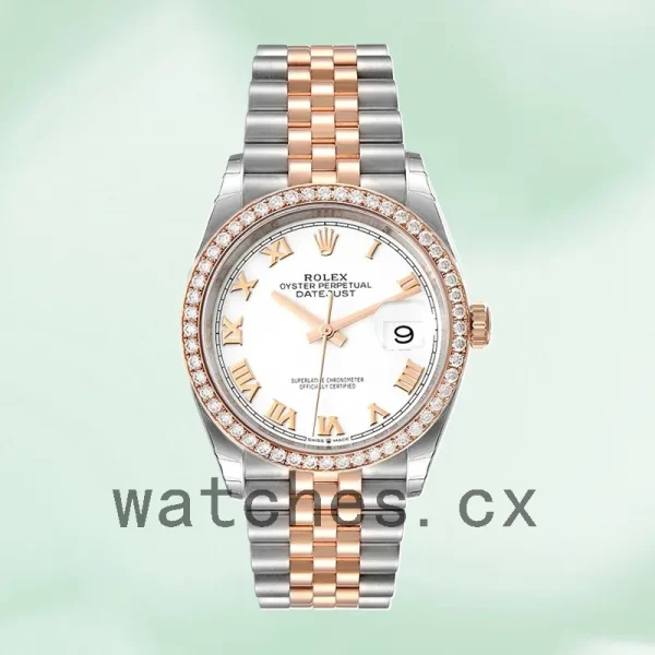 Rolex Datejust 36mm m126281rbr-0003 Men's Automatic Jubilee Bracelet - Image 2
