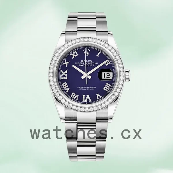Rolex Datejust Ladies 36mm m126284rbr-0014 Silver-tone Automatic - Image 2