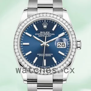 Rolex Datejust Ladies 36mm m126284rbr-0010 Silver-tone