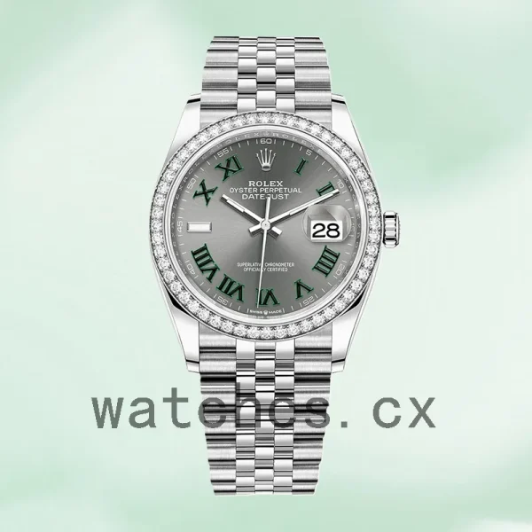 Rolex Datejust 36mm m126284rbr-0037 Ladies Gray Dial Automatic - Image 2